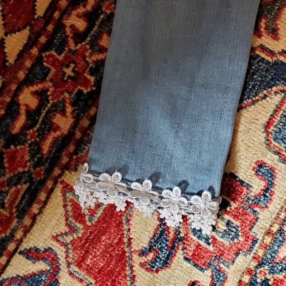 Classic Oshkosh Vestbak Upcycled Restyled Overalls Handmade‎ Girls Sz8 - Picture 7 of 11